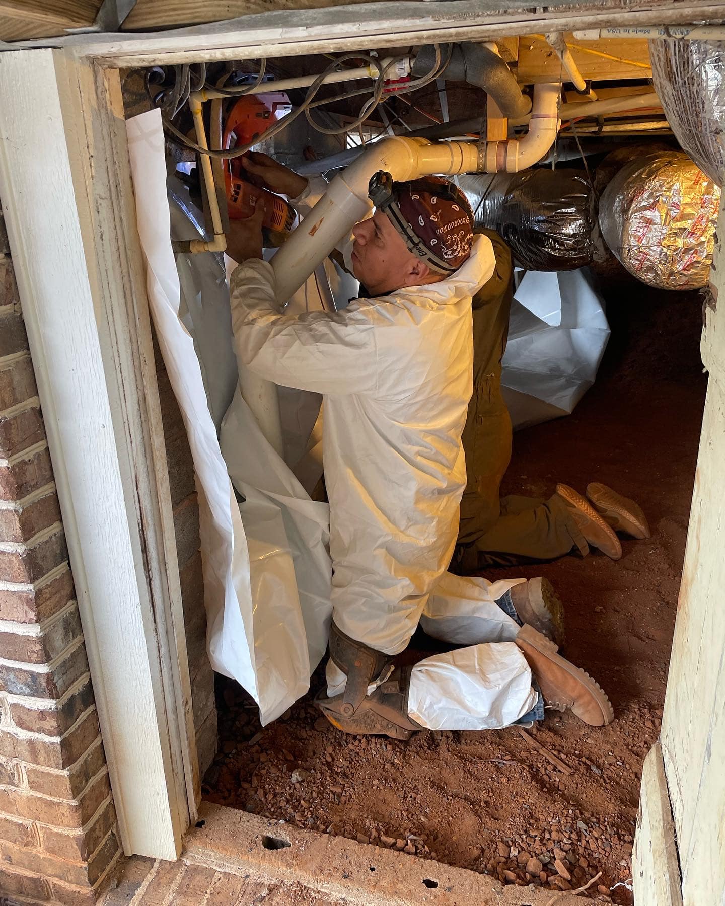 Crawlspaces and Waterproofing of Cumming heavy-duty liner