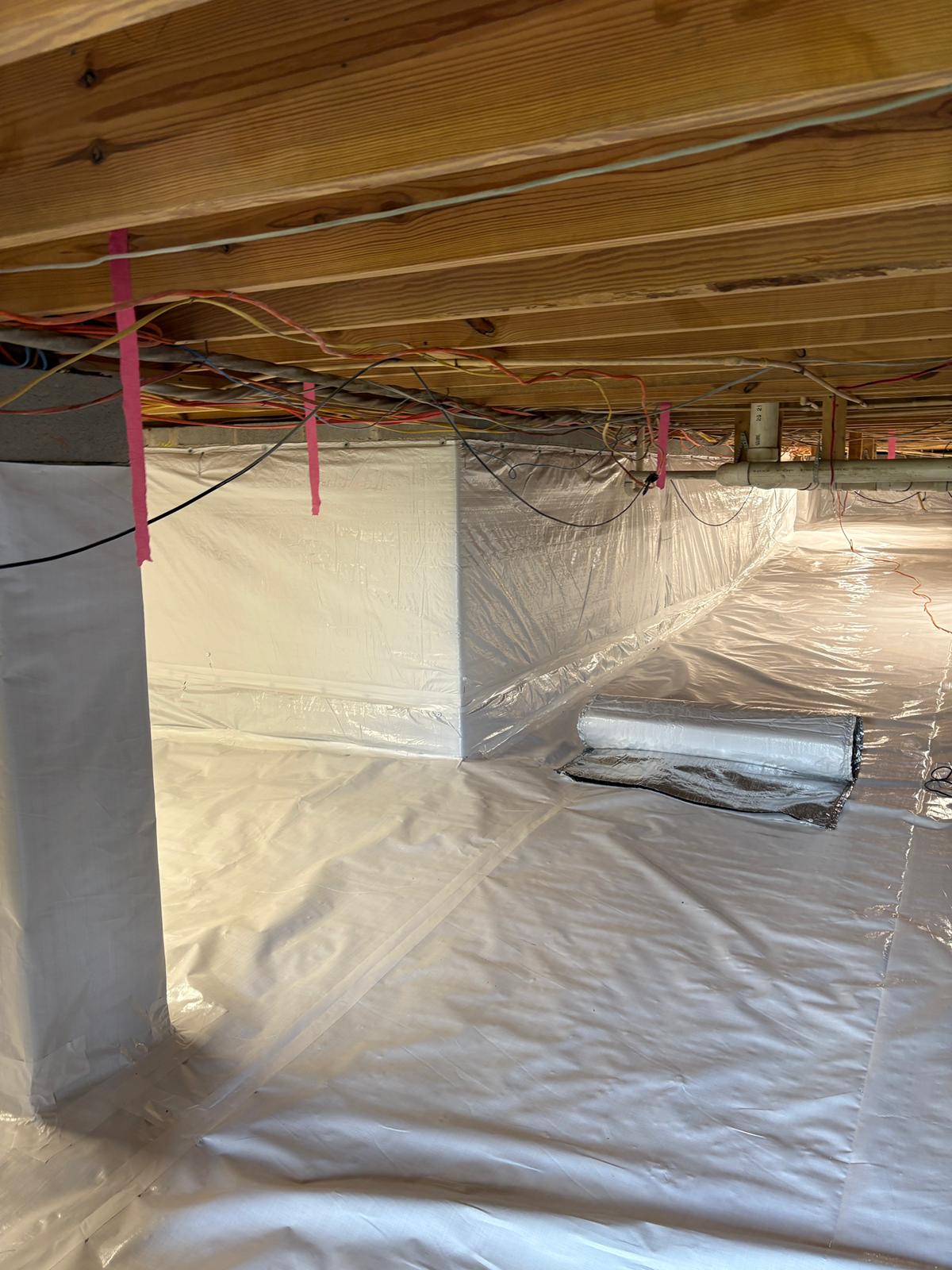 sealed crawl space moisture protection Gwinnett County GA