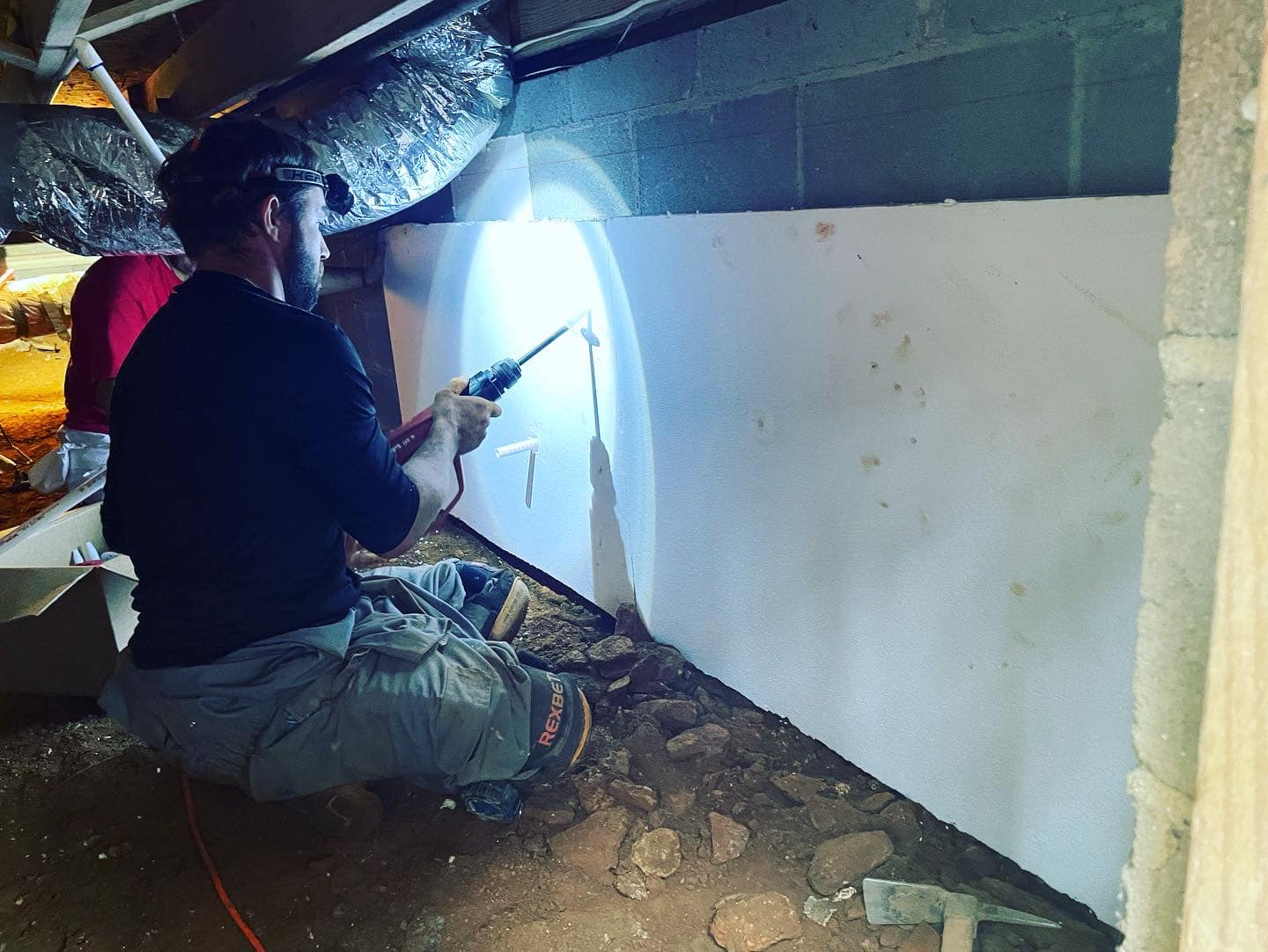 Crawlspaces and Waterproofing of Cumming interior drainage
